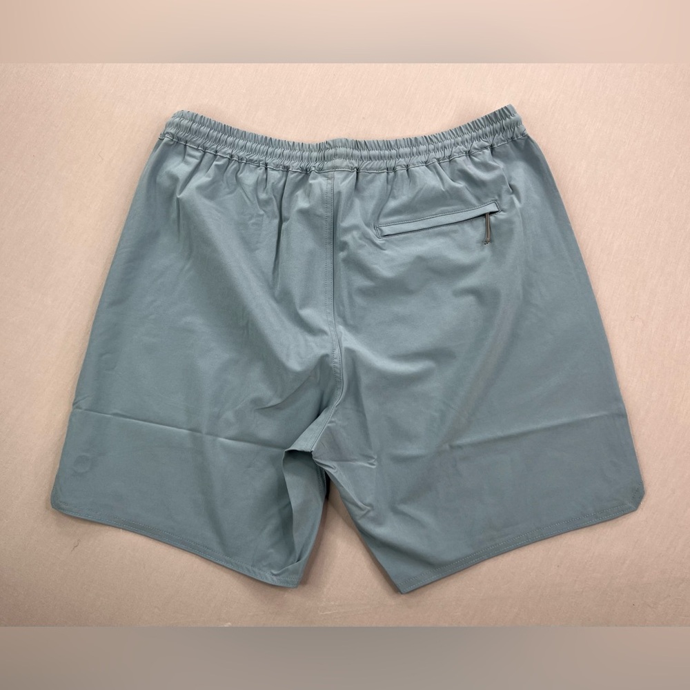 FREE FLY MENS ANDROS SWIM TRUNKS PACIFIC BLUE UPF 50+ - Picture 2 of 7